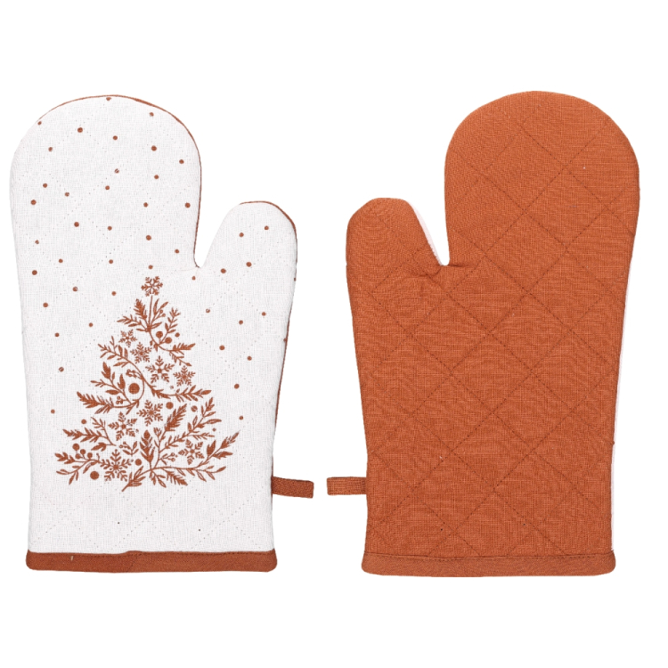 Rękawice kuchenne kpl.2szt Christmas Style wzór 2 RAVI